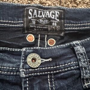 Salvage Dark Indigo Slim Fit Jeans